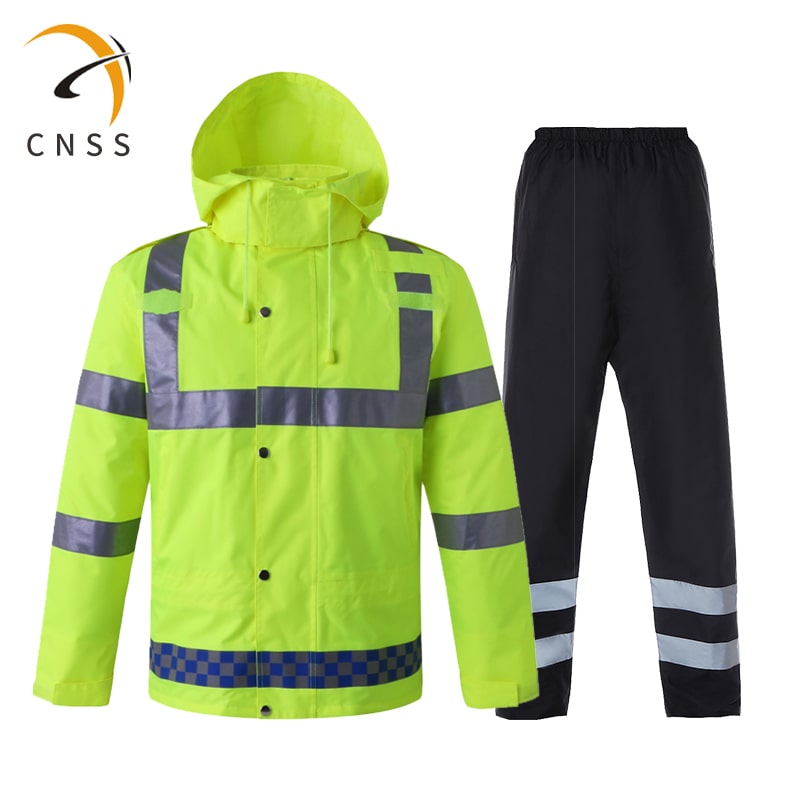 cnss交通宝威baowei（中国）棉衣加厚荧光黄宝威baowei（中国）条服装